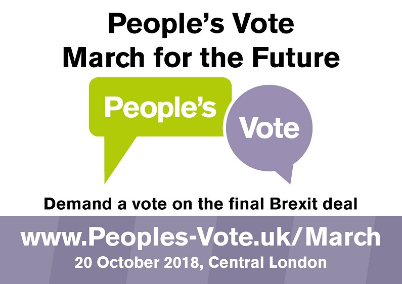 Demand a say on the final deal, the People's Vote March